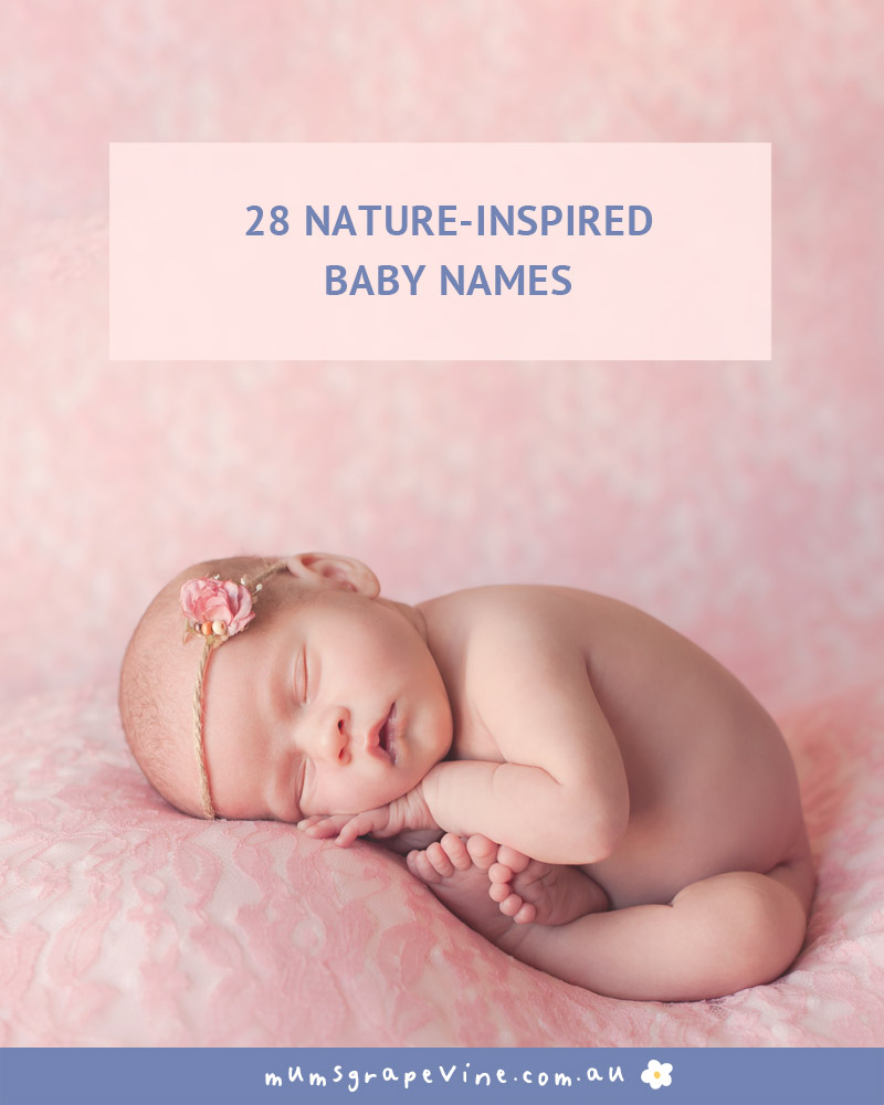 28 Nature Baby Names | Mum's Grapevine