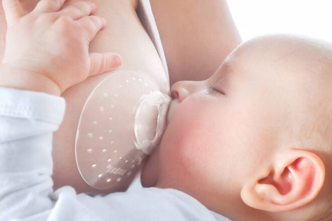 Nipple shields for breastfeeding