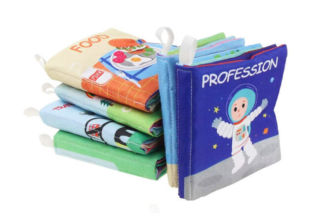 Coolplay Set of 6 Cloth Baby Books