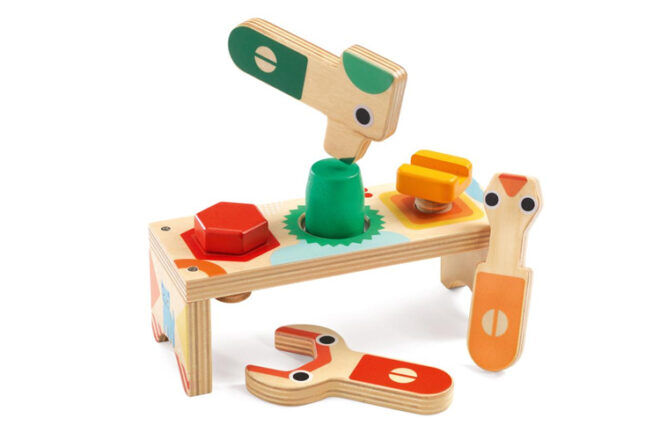 Djeco Kids' Wooden Tool Kit