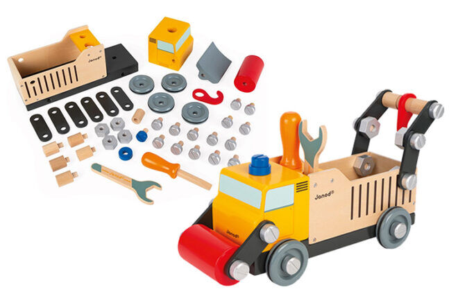 Janod DIY Construction Truck Toy