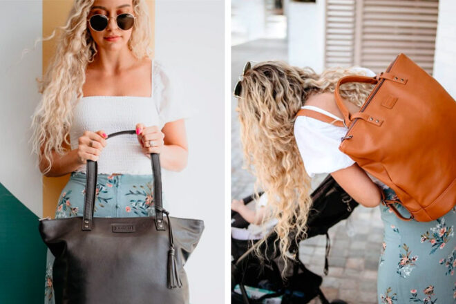 ARCH Bags vegan leather nappy bag