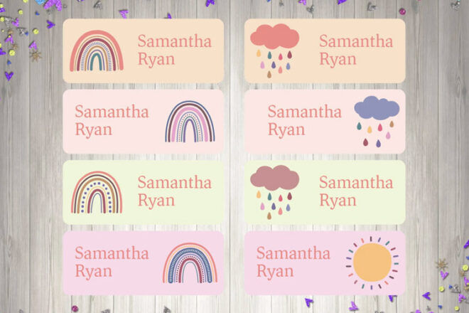 Ana Josie Designs Kids' Name' Labels