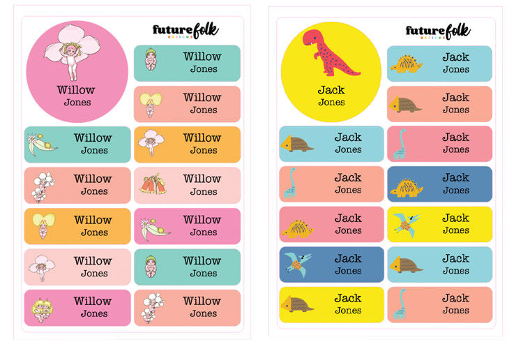 11 of the Best (and Stickiest) Kids Name Labels