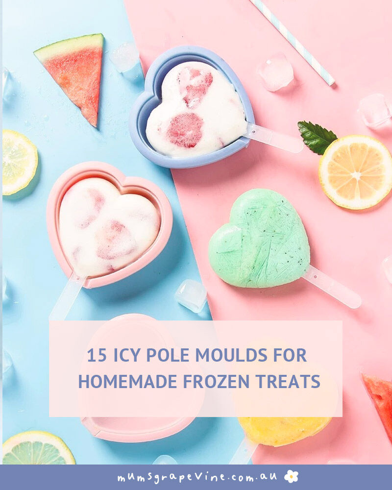 15 icy pole moulds for frozen treats