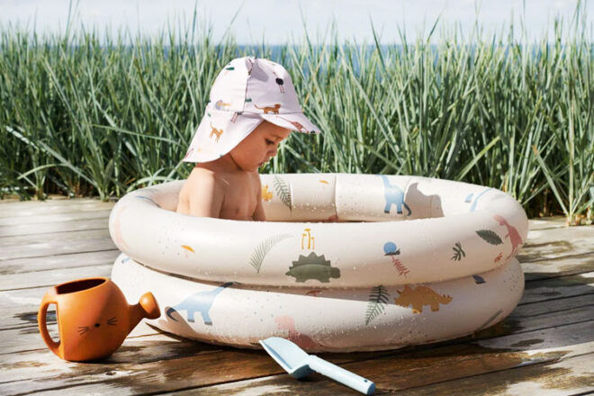 PVC Baby Paddling Pool Family Swimming Center Pool Portable Rectangular Inflatable Childrens Pool Summer Toddler Inflatable Pools 