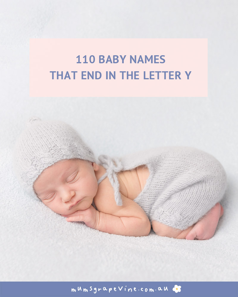 110 Baby Names that end in Y | Mum's Grapevine
