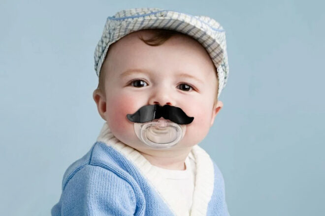 Fred Novelty Moustache Baby Dummy