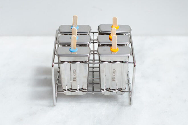 Onyx Stainless Steel Popsicle Moulds