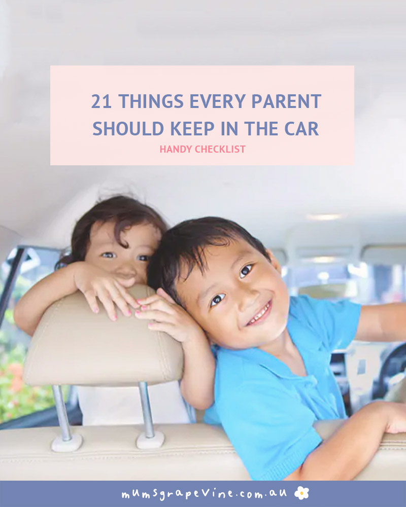 21 things every parent should keep in the car