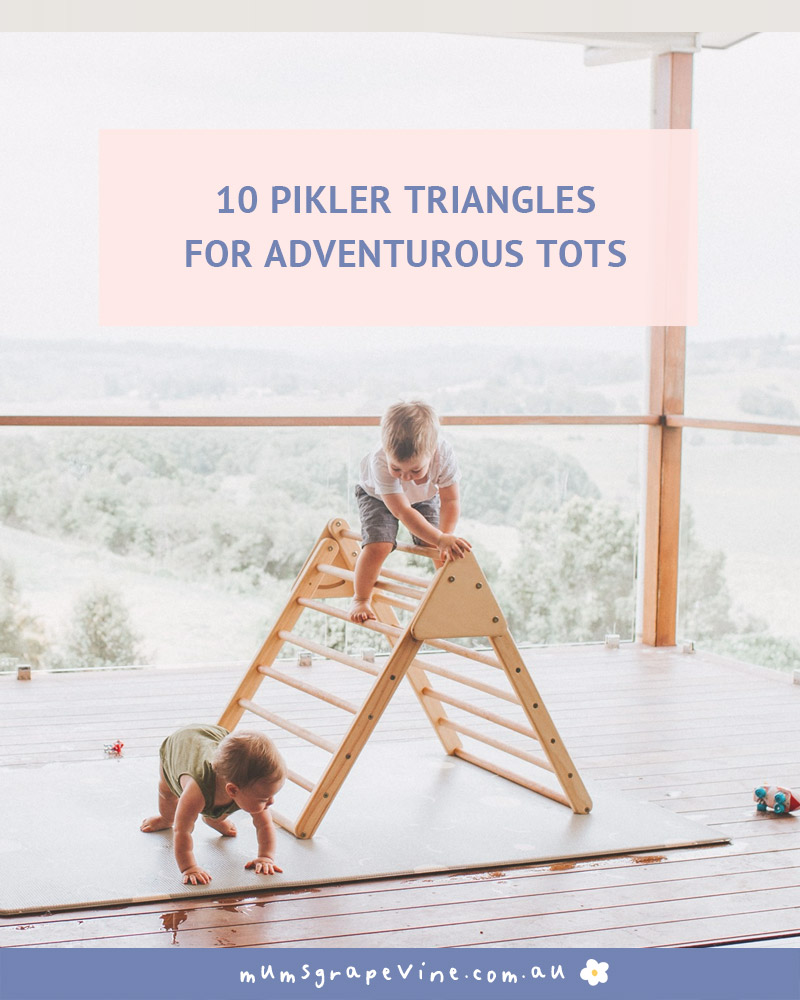Fun Pikler triangle climbing frames for babies and kids | Mum's Grapevine