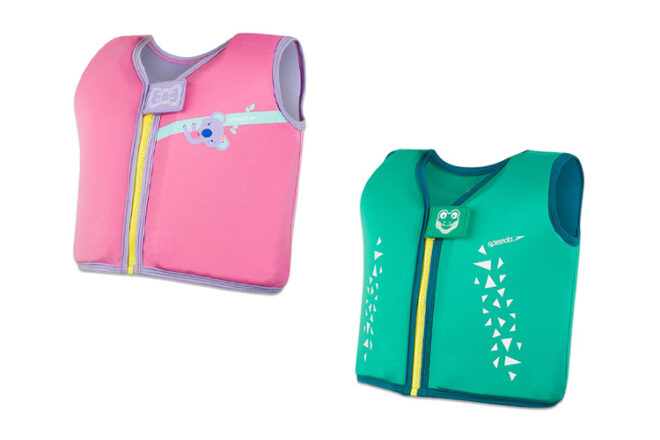 Zeraty Kids Swim Vest Swimming Aid for Toddlers with Arm Bands Floatation Sleeves Age 1-9 Years/22-50Lbs/Pink 