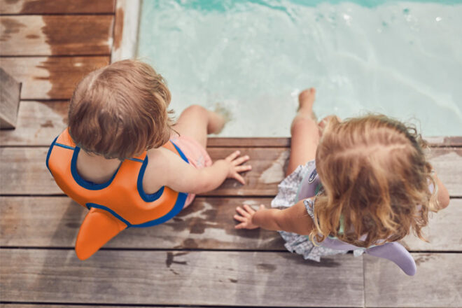 Toddlers Kids Learn to Swim Vest Life Jacket Swim Arm Wings for Beach/Pool/Ocean 