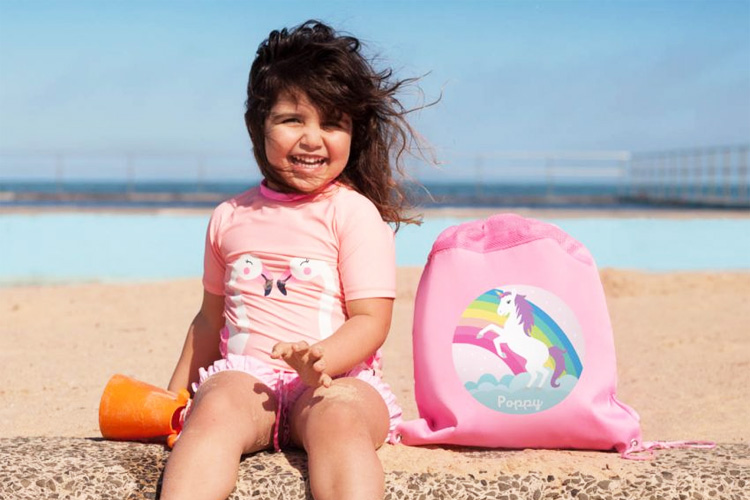 Oilcloth Bikini Bag || Swimsuit Wet Bag || Travel Beach Pouch – Wanderess  Gear