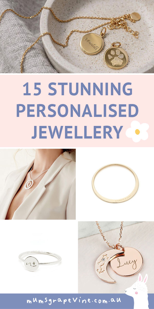 16 beautiful personalised jewellery for special mums | Mum's Grapevine