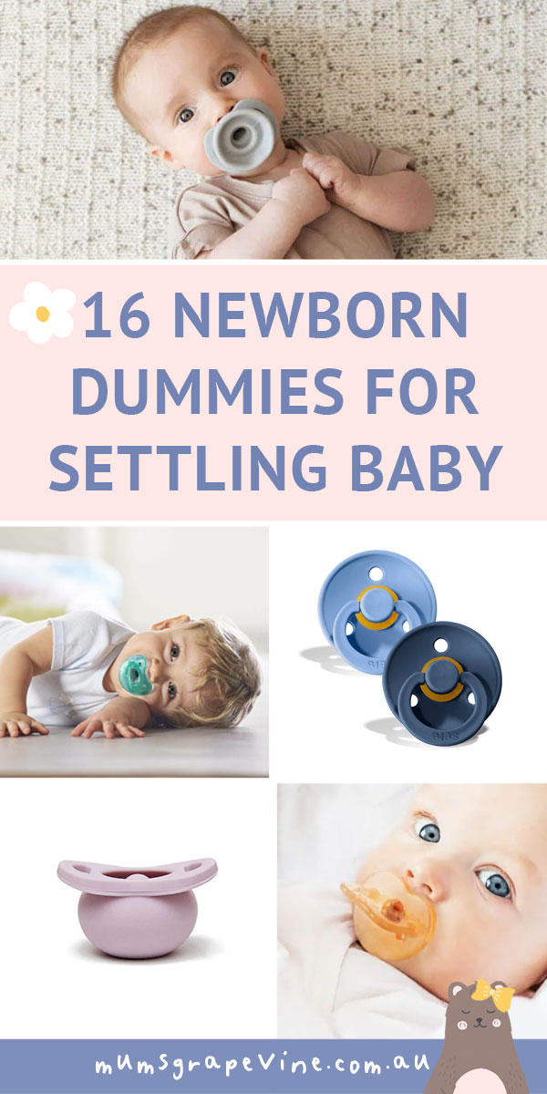 16 newborn baby dummies for soothing and settling | Mum's Grapevine