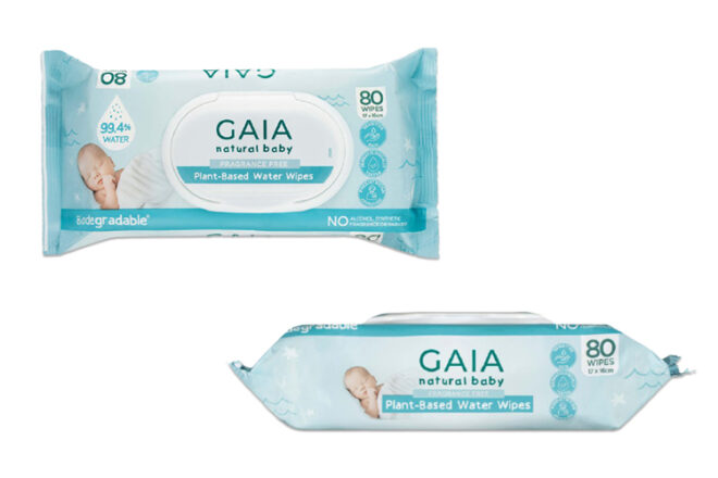 Gaia Natural Baby Plant-Based Wipes
