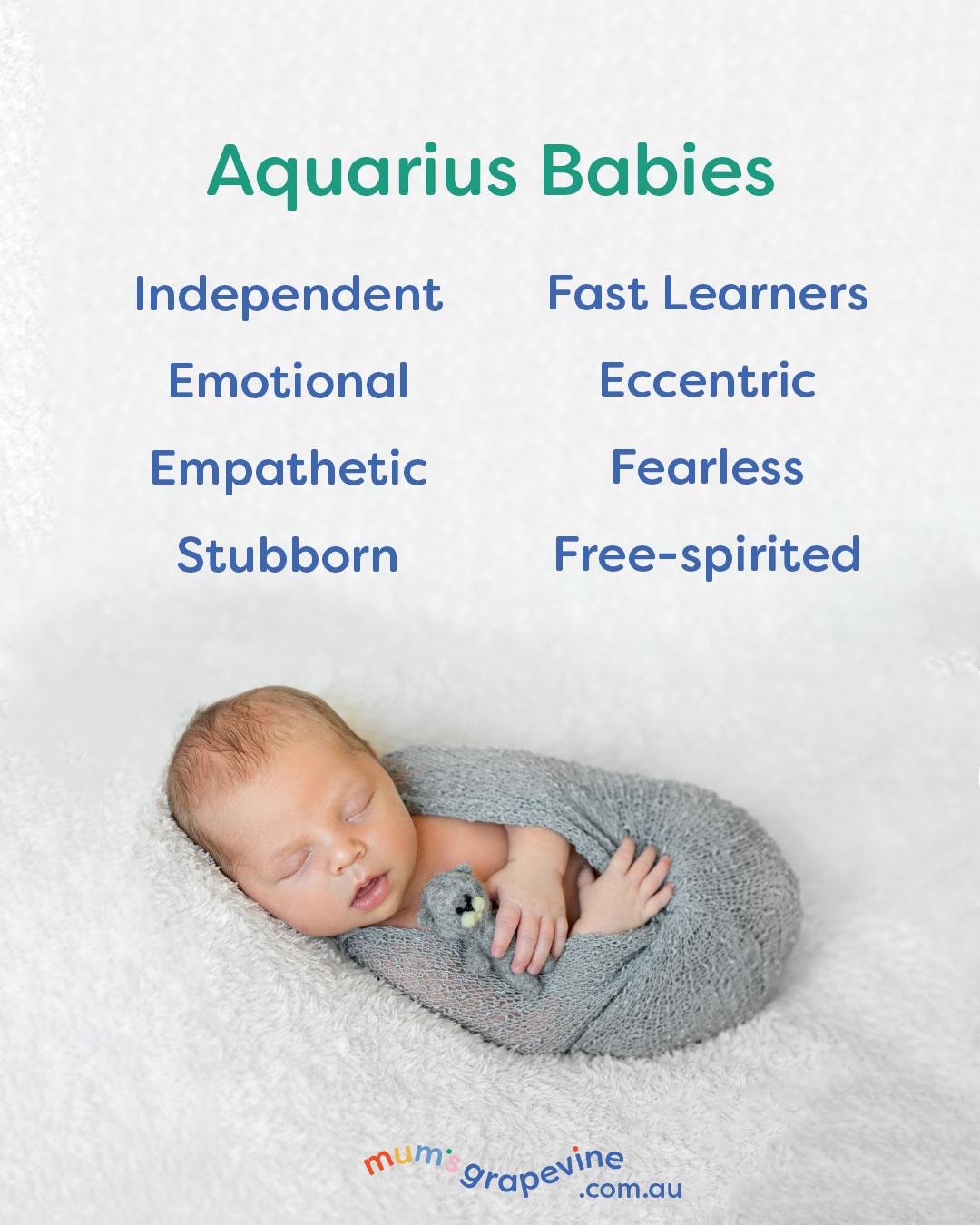Aquarius Baby traits