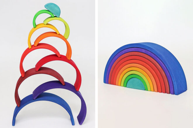 Grimms Stacking Rainbow Toy