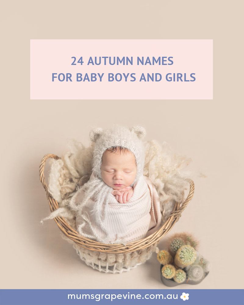 Autumn Baby Names | Mum's Grapevine