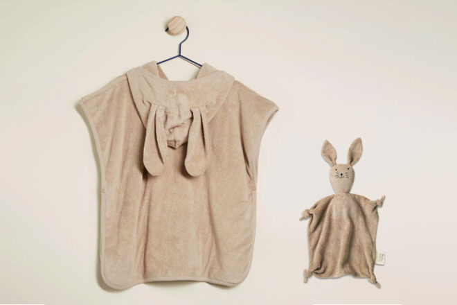 Nature Baby Hooded Bunny Poncho