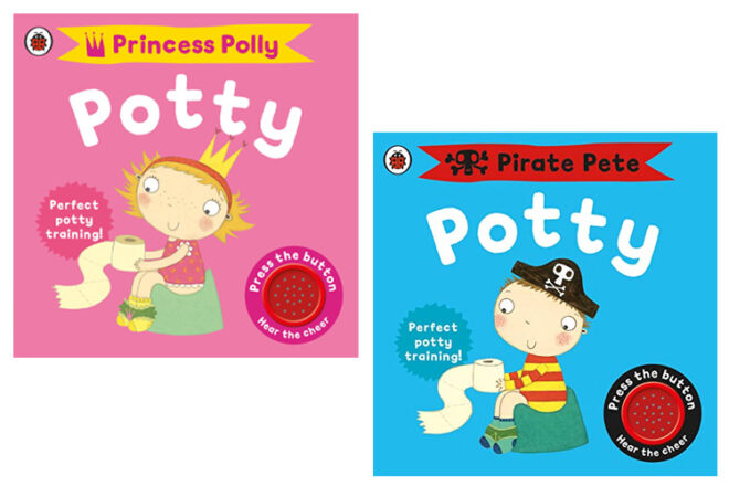 Princess Polly & Pirate Pete Toilet Training Board Books