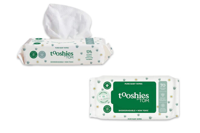 Tooshies Biodegradable Baby Wipes
