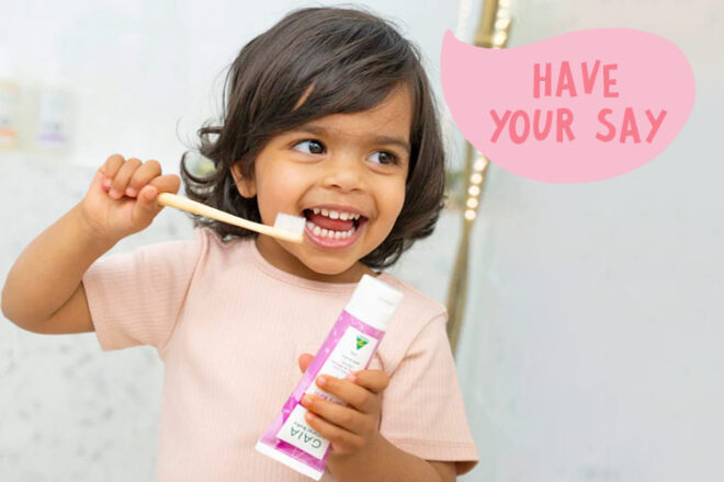 GAIA probiotic kids toothpaste