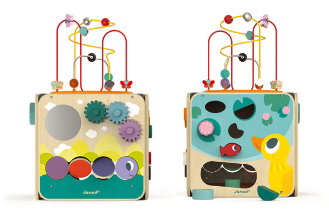 Two sides of the Janod Looping Activity Cube