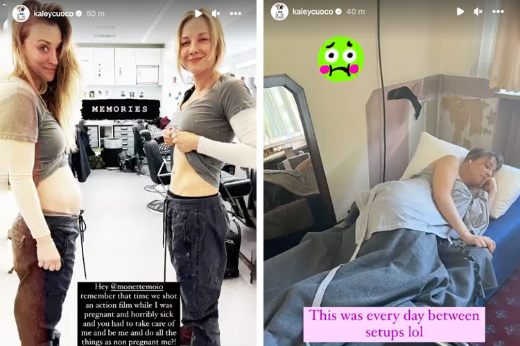 Kaley Cuoco's pregnancy & baby journey