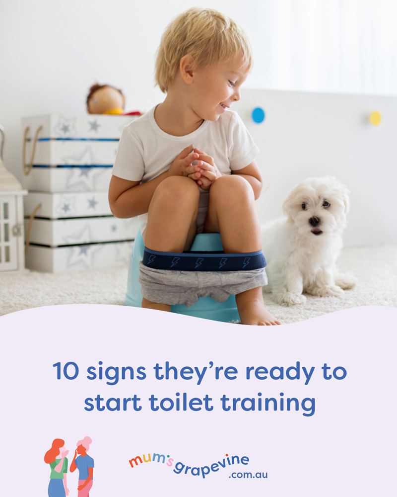 10 signs they are ready to start toilet training