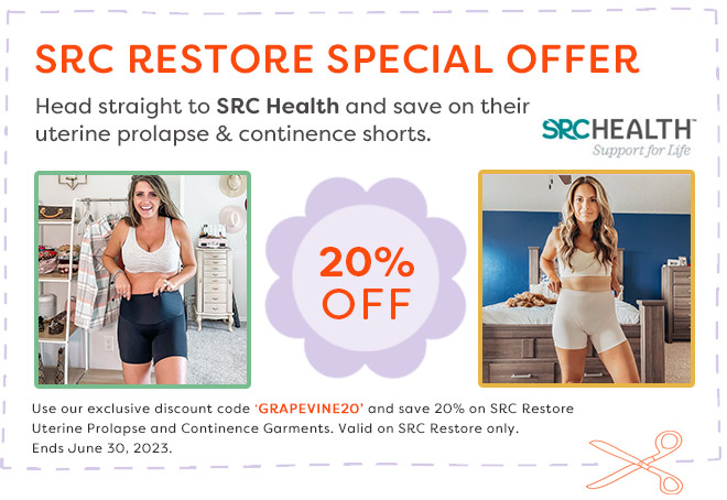 SRC Restore Shorts - Prolapse & Continence Treatment garment – SRC