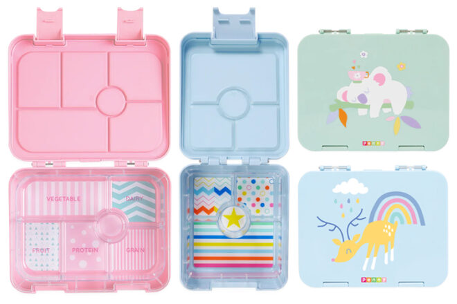 Kids Leak Proof Bento Lunch Boxes with Removable Ice Pack Blue – Happy Kid  AU