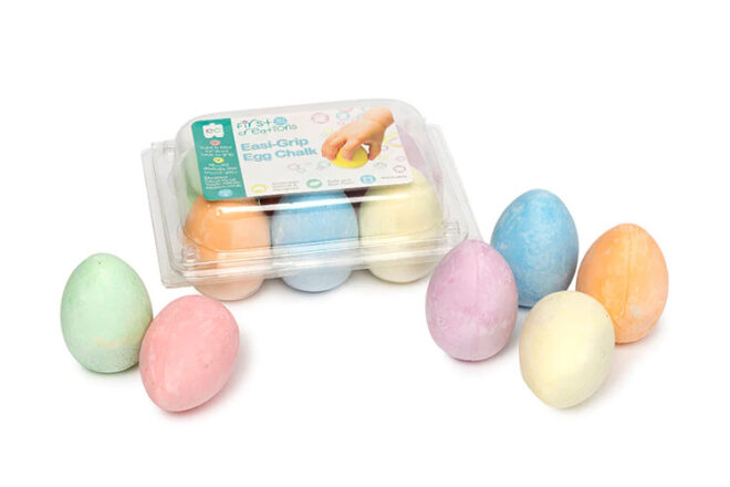 First Creations Easy Grip Chalk Eggs