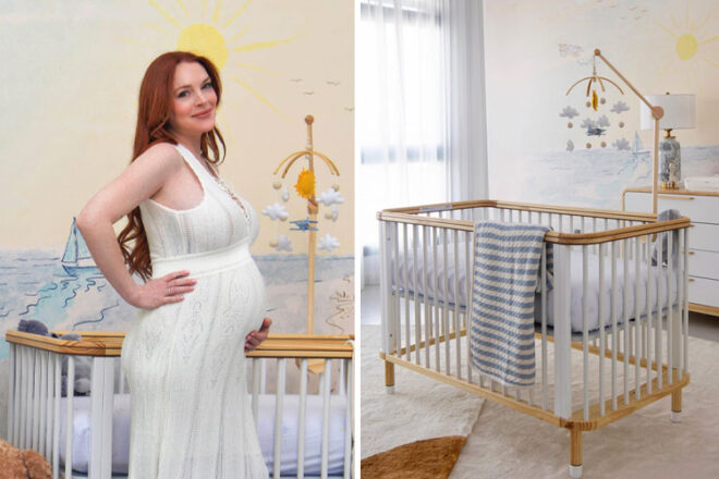Lindsay Lohan shares a look into her beautiful nursery theme