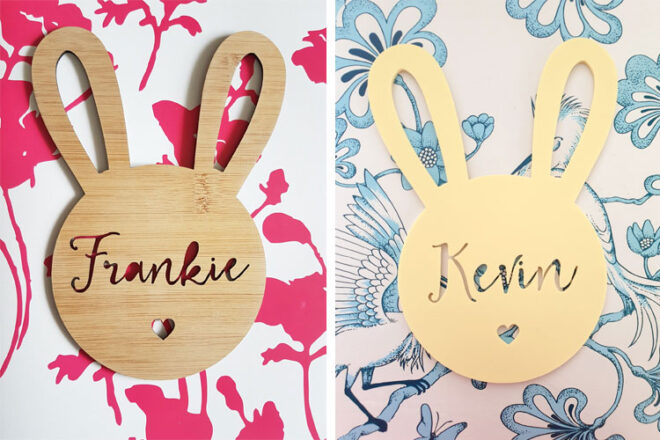 Little Bird Finds Personalised Easter Plates