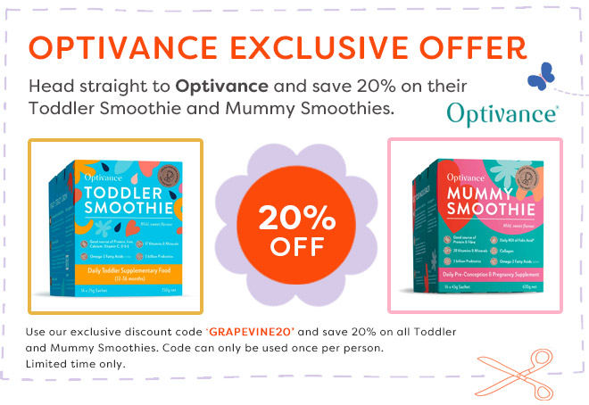 Optivance coupon with 20% discount with code GRAPEVINE20