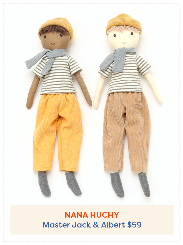 Two of the Boy Dolls from Nana Huchy
