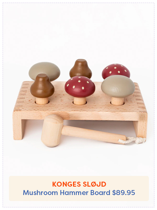 Image showing the Mushroom Hammer Board from Konges Slojd