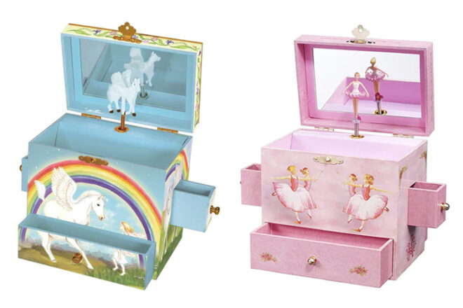 two colour and styles of the enchantmints music box