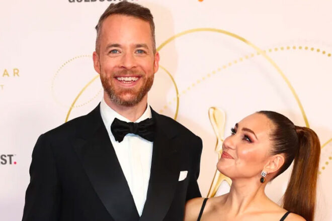 Comedian Hamish Blake with his wife Zoë Foster Blake