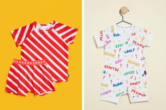 BONDS Christmas Pjs in two styles