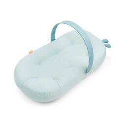 Done by Deer Cozy Lounger with Activity Arch in Blue