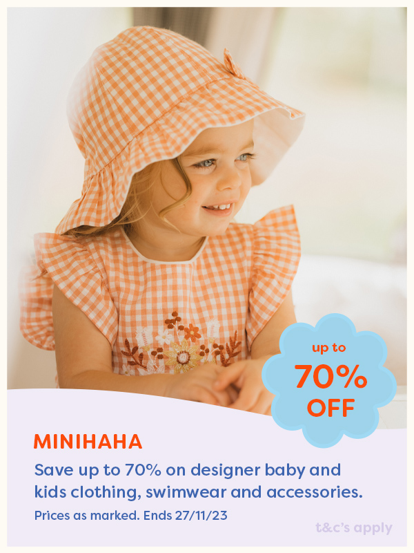A child wearing apparel from Minihaha