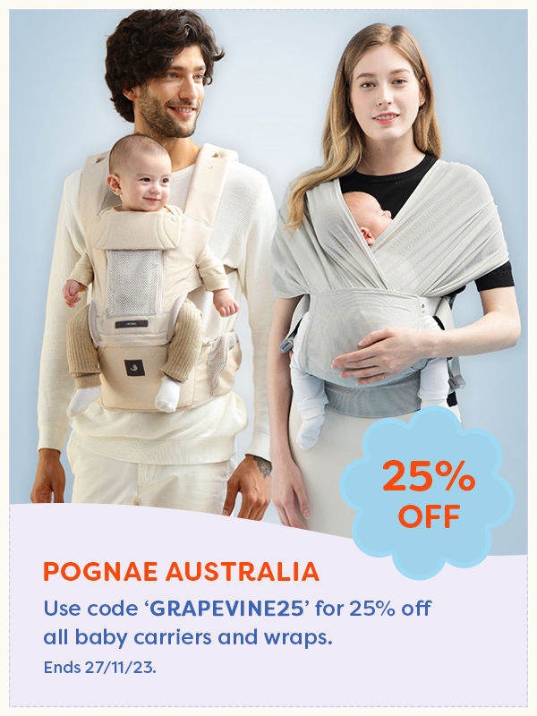 Two woman carrying babies in the Pognae baby carriers