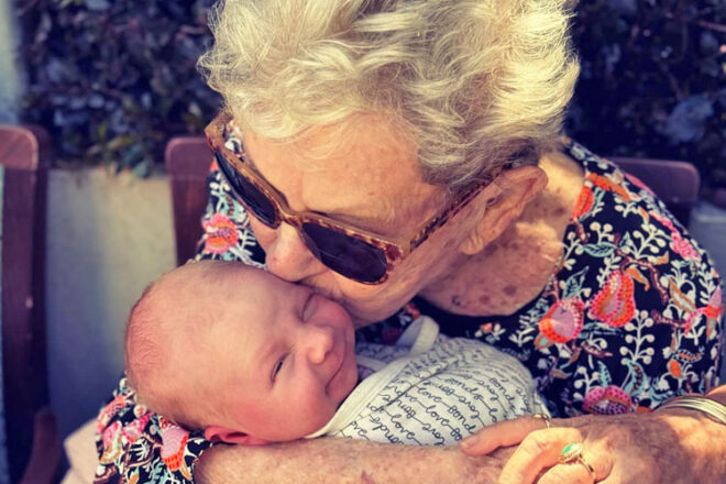 Gogglebox star Emmie Silbery with her great granddaughter
