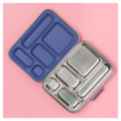 Nudie Rudie Lunch Box Bento Box on a pink background