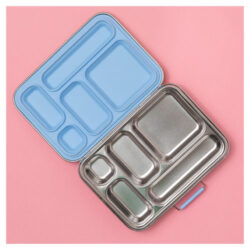 Nudie Rudie Lunch Box Bento Box on a pink background