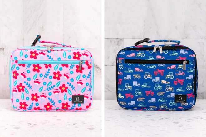 two ecococoon lunch bags side by side 