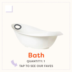 Baby Bath - Bathing Essentials List